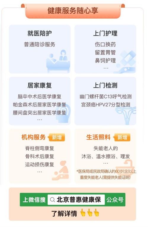 就醫(yī)陪護(hù) 上門護(hù)理 居家康復(fù) 北京普惠健康保服務(wù)增至49項